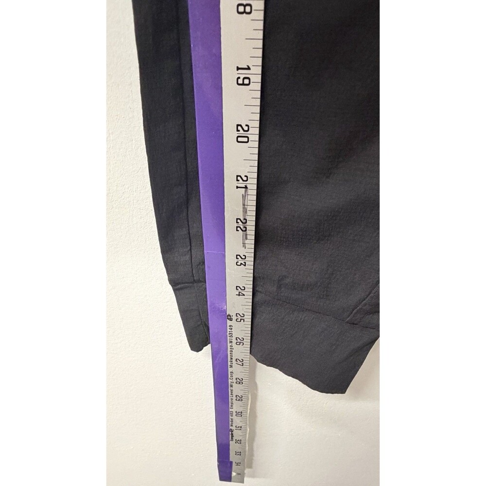 Athleta Trekkie Mid Rise Legacy Jogger Women’s Size 4 Black Pull On Zip Pocket P - Picture 8 of 9